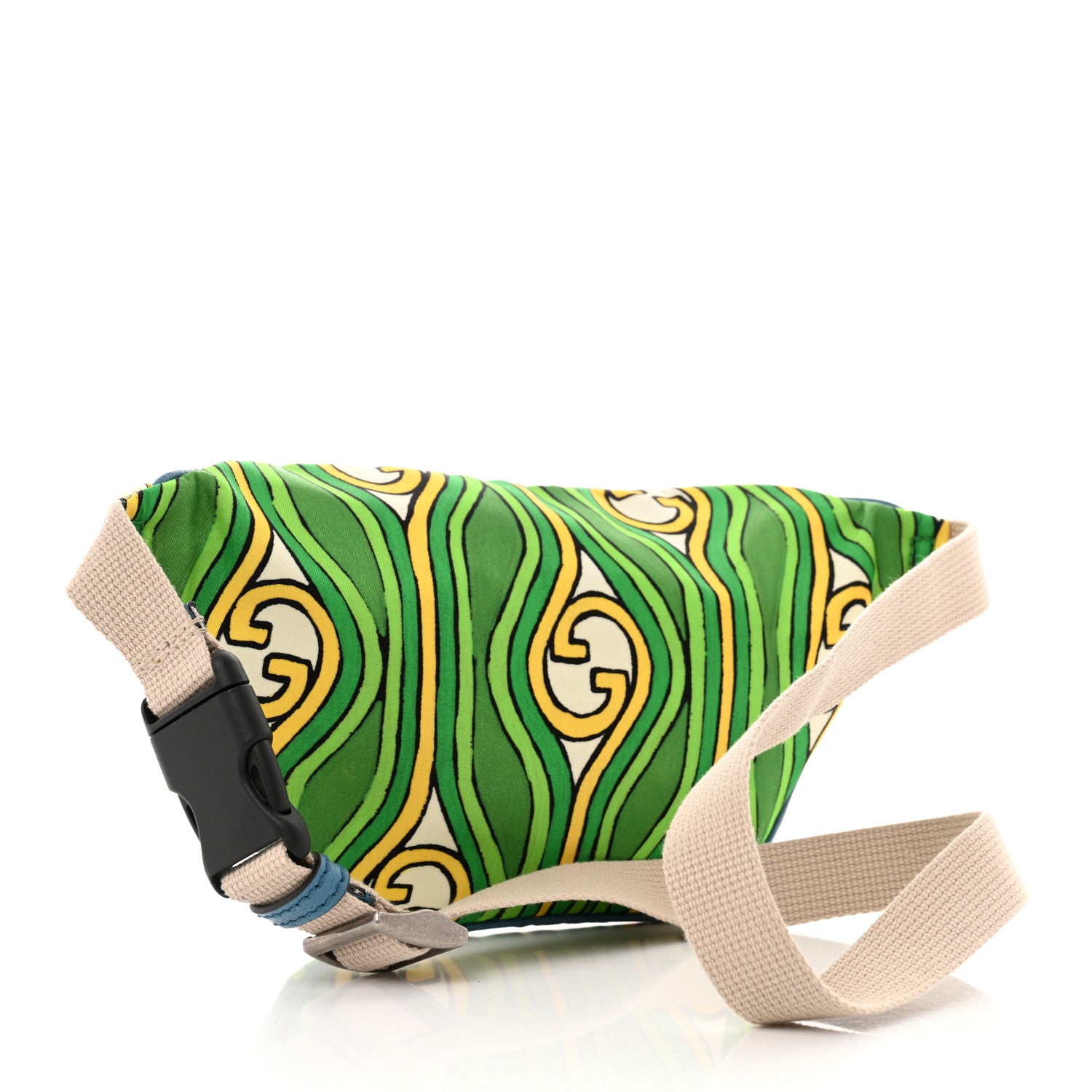 Gucci X THE NORTH FACE Econyl Nylon Belt Bag Green 3 of 9