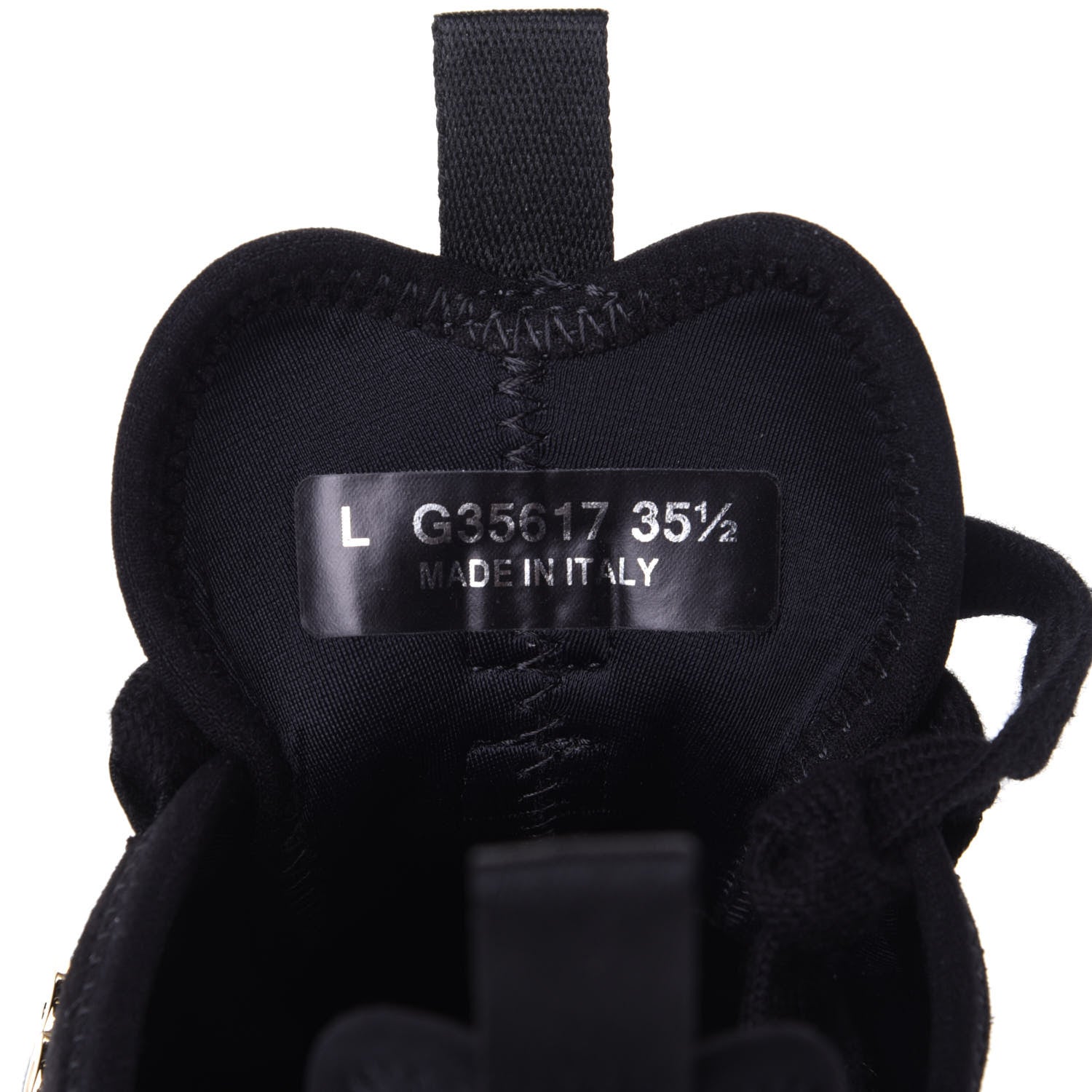 Chanel Velvet Calfskin Mixed Fibers CC Sneakers 35.5 Black 10 of 11