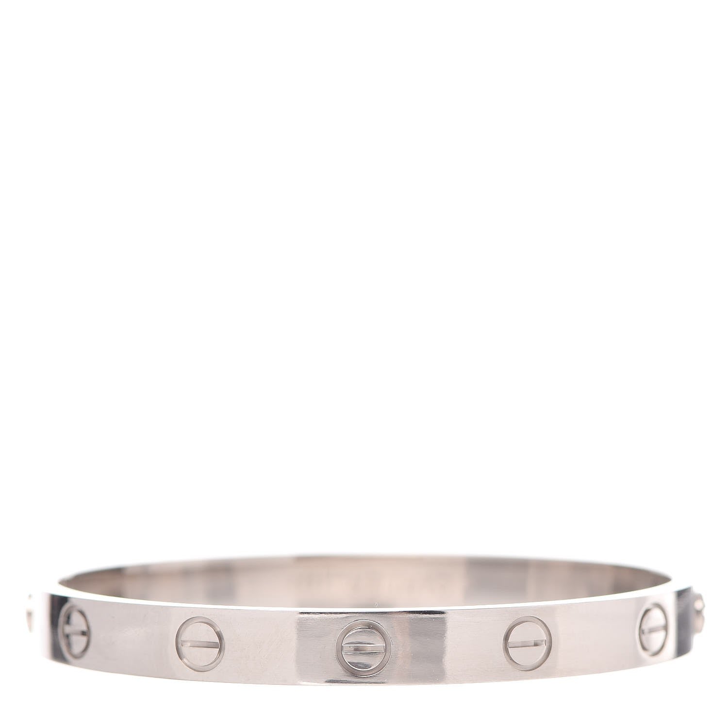 Cartier 18K White Gold LOVE Bracelet 16 1 of 3