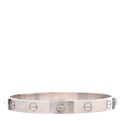 Cartier 18K White Gold LOVE Bracelet 16 1 of 3