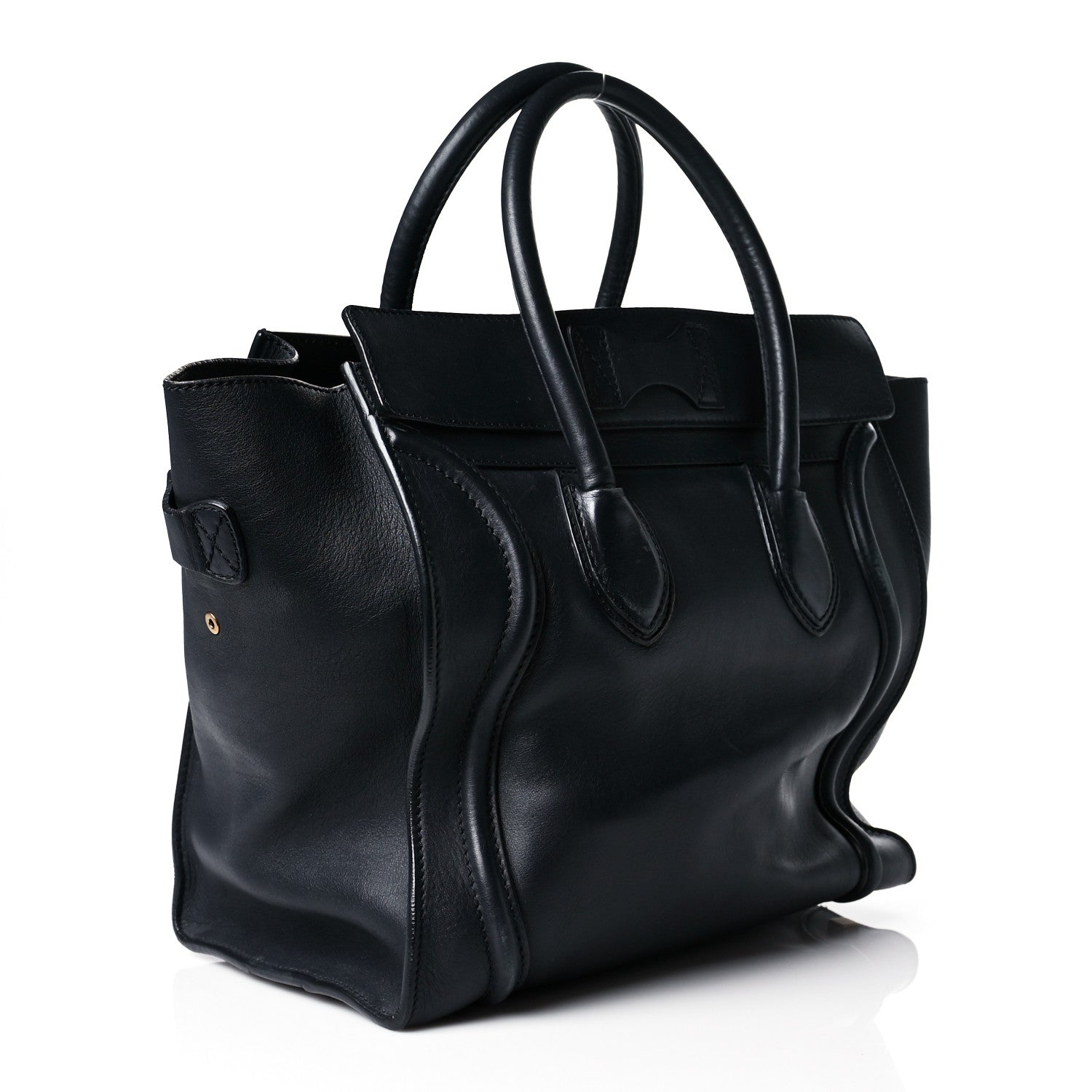 Celine Smooth Calfskin Small Luggage Navy Blue 2 of 11