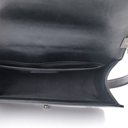 Chanel Patent Calfskin Quilted Medium Boy Flap Black 4 of 5