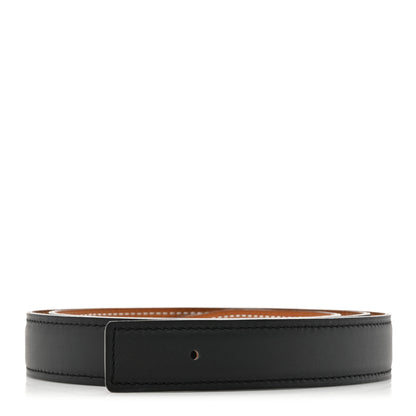 Hermes Swift Epsom 24mm Belt Strap 85 34 Black Gold 1 of 5