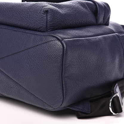 Marc Jacobs Pebbled Calfskin Varsity Backpack French Navy 9 of 9