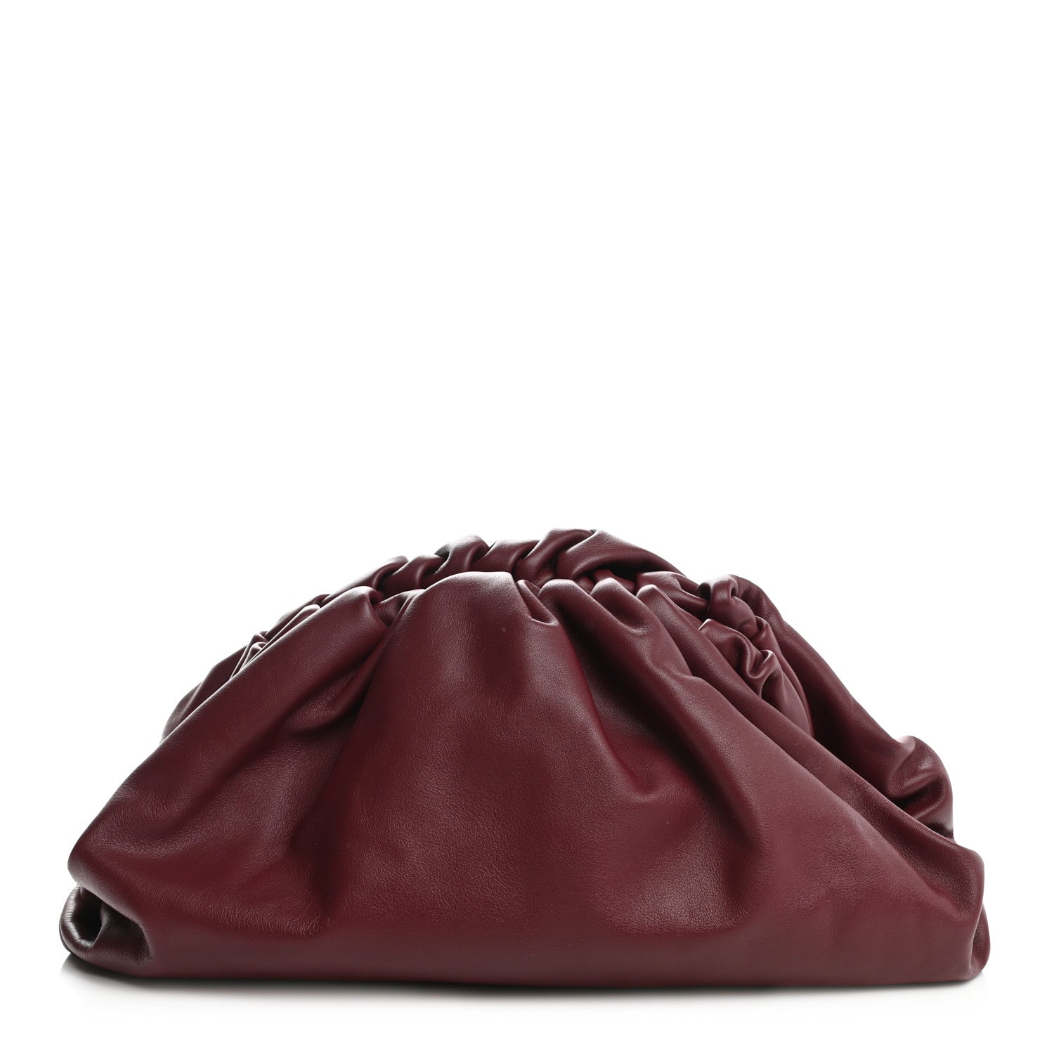 Bottega Veneta Smooth Butter Calf The Pouch Oversized Clutch Bordeaux 1 of 8