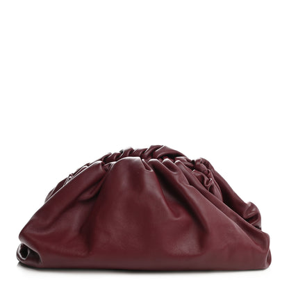 Bottega Veneta Smooth Butter Calf The Pouch Oversized Clutch Bordeaux 1 of 8