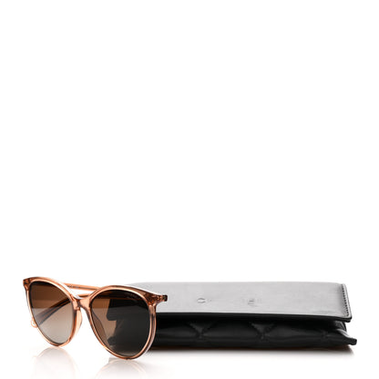 Chanel Acetate Round 5448 Sunglasses Brown 9 of 9