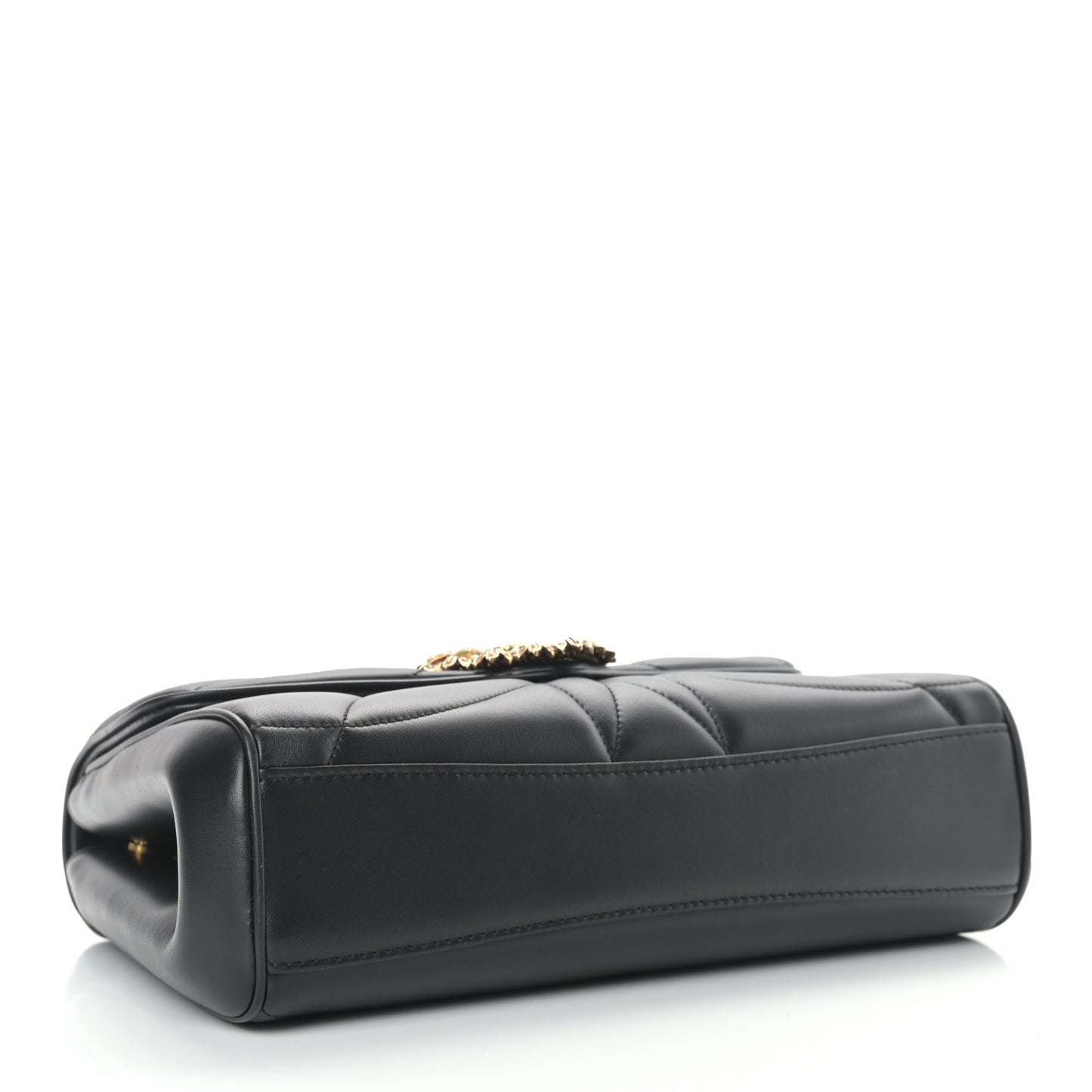 Lambskin Devotion Shoulder Bag Black