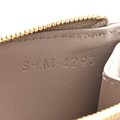 Celine Grained Calfskin Zipped Card Holder Pebble 7 of 7