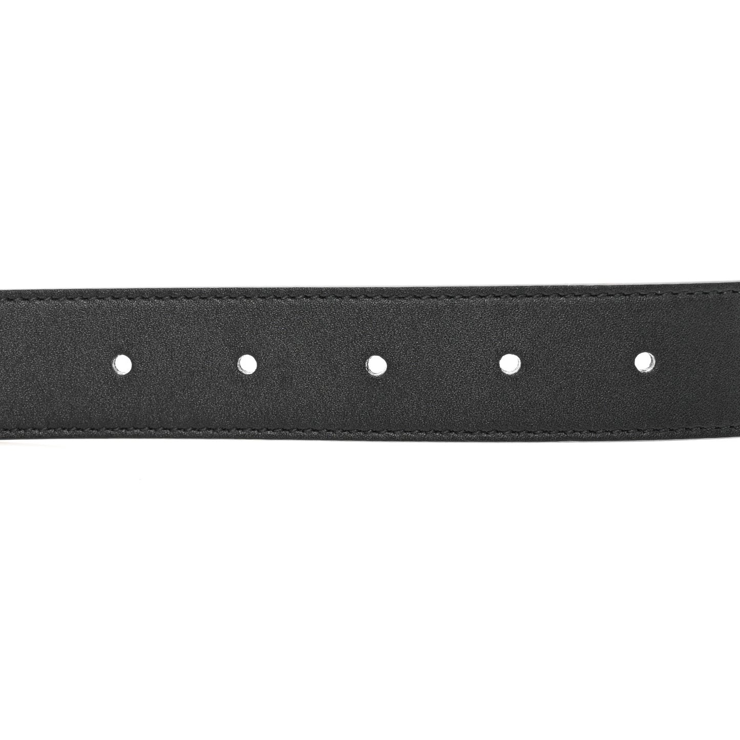 Moon Calfskin Double G 30mm Belt 100 40 Black