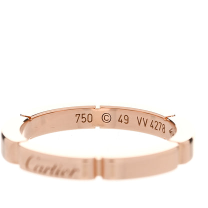 Cartier 18K Pink Gold 2.5mm Maillon Panthere Wedding Band Ring 49 5 5 of 6