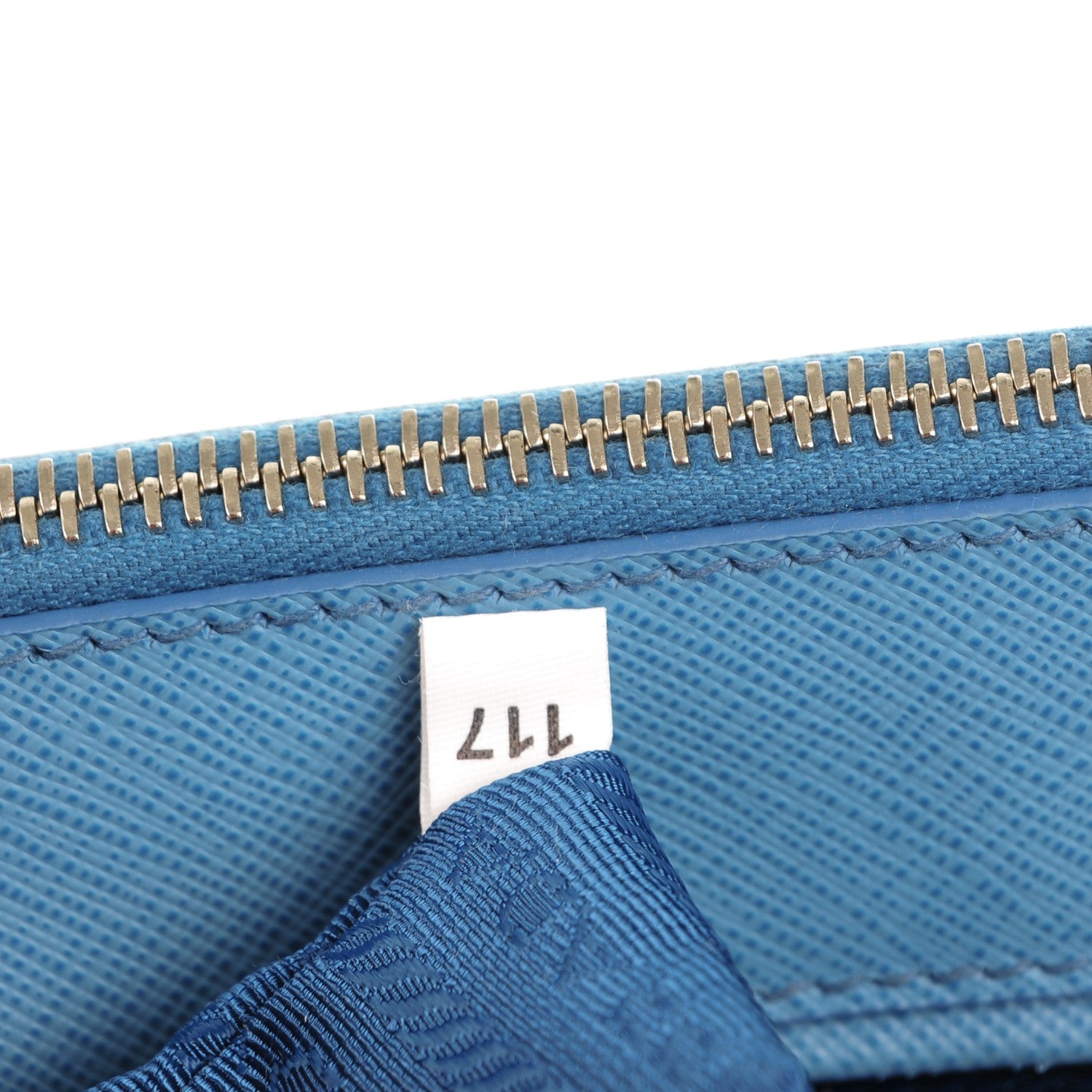 Prada Saffiano Small Galleria Double Zip Tote Mare 8 of 8