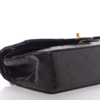 Chanel Lambskin Quilted Medium Double Flap Black 6 of 10