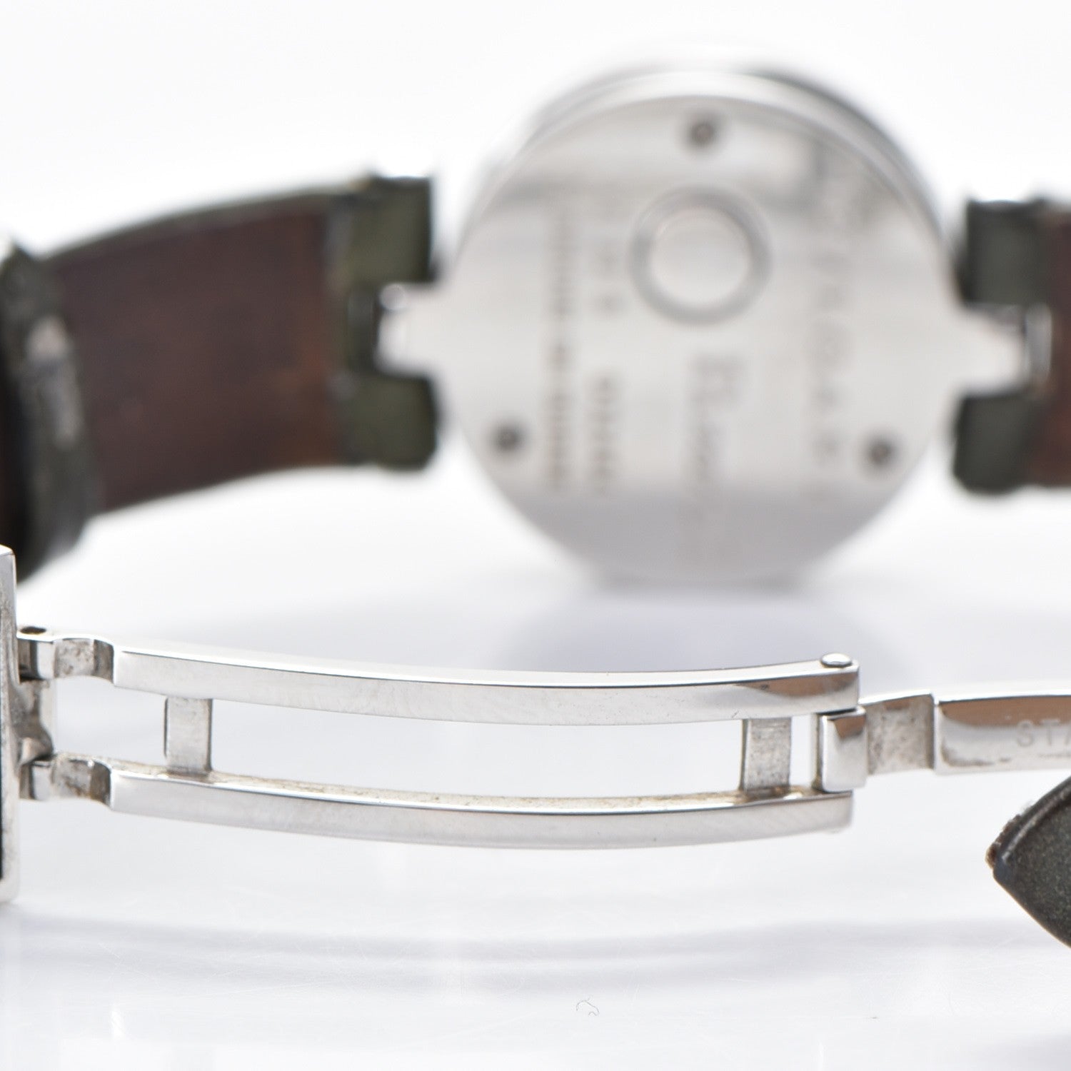 Bulgari Stainless Steel Calfskin Diamond Blue Mother of Pearl 22mm B.Zero1 Quartz Watch 7 of 12
