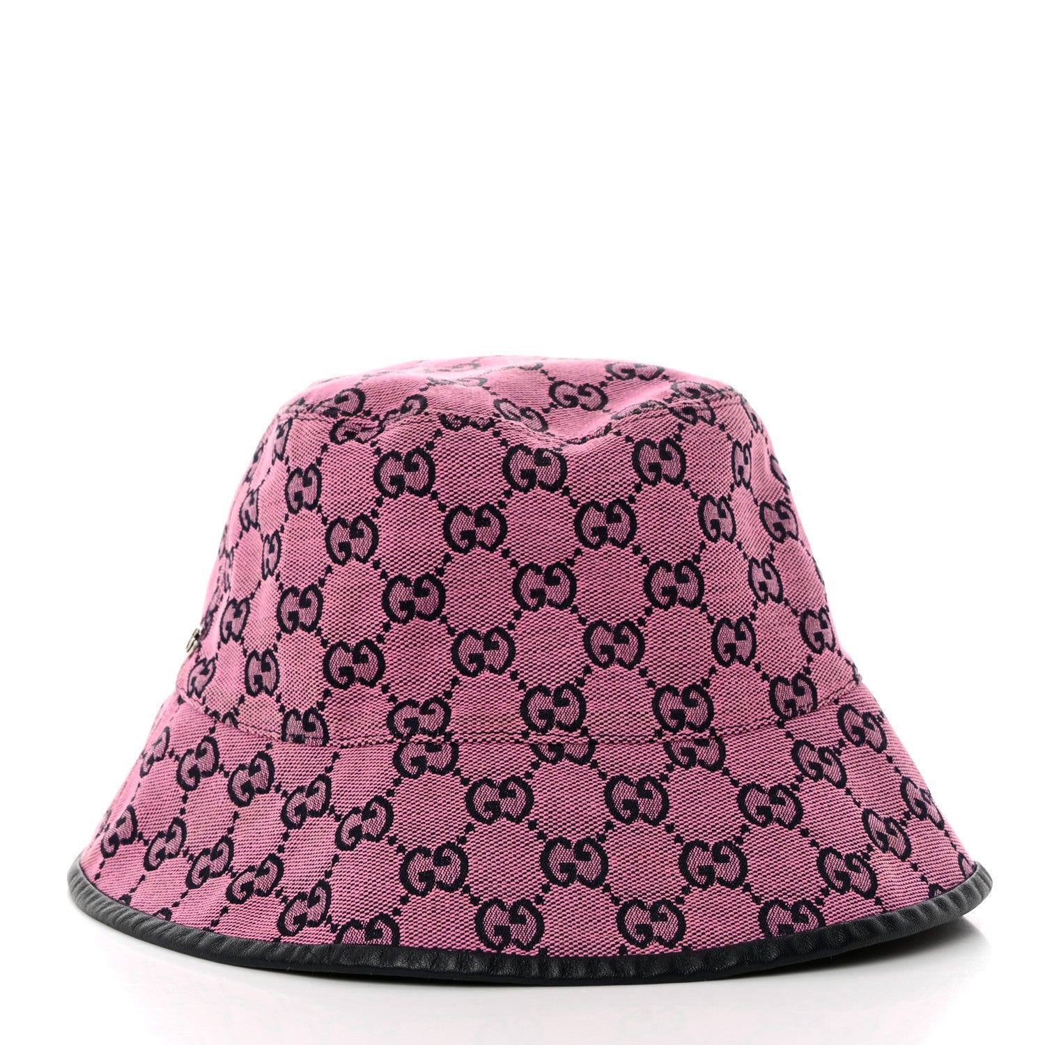 Gucci Monogram Multicolor New Sakai Calfskin Bob Malibu Bucket Hat XL Parma Violet Blue 4 of 9