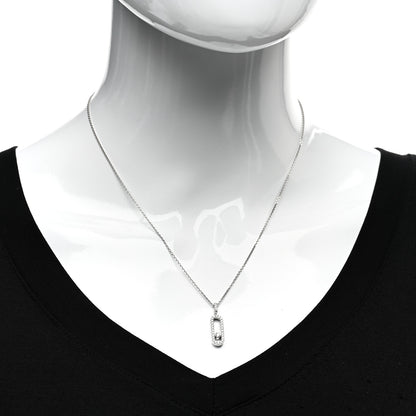 Messika 18K White Gold Diamond LM Move Uno Pave Pendant Necklace 2 of 4