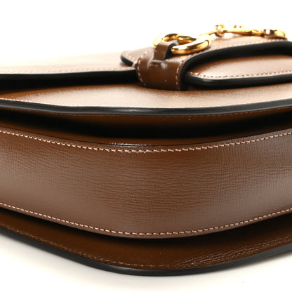 Gucci Azalea Calfskin Horsebit 1955 Shoulder Bag Brown Sugar 8 of 9