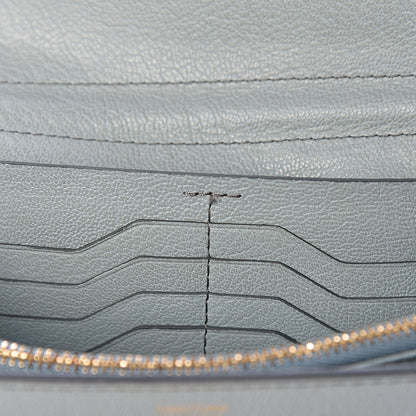 Tom Ford Calfskin Natalia Wallet On Chain Light Blue 11 of 14