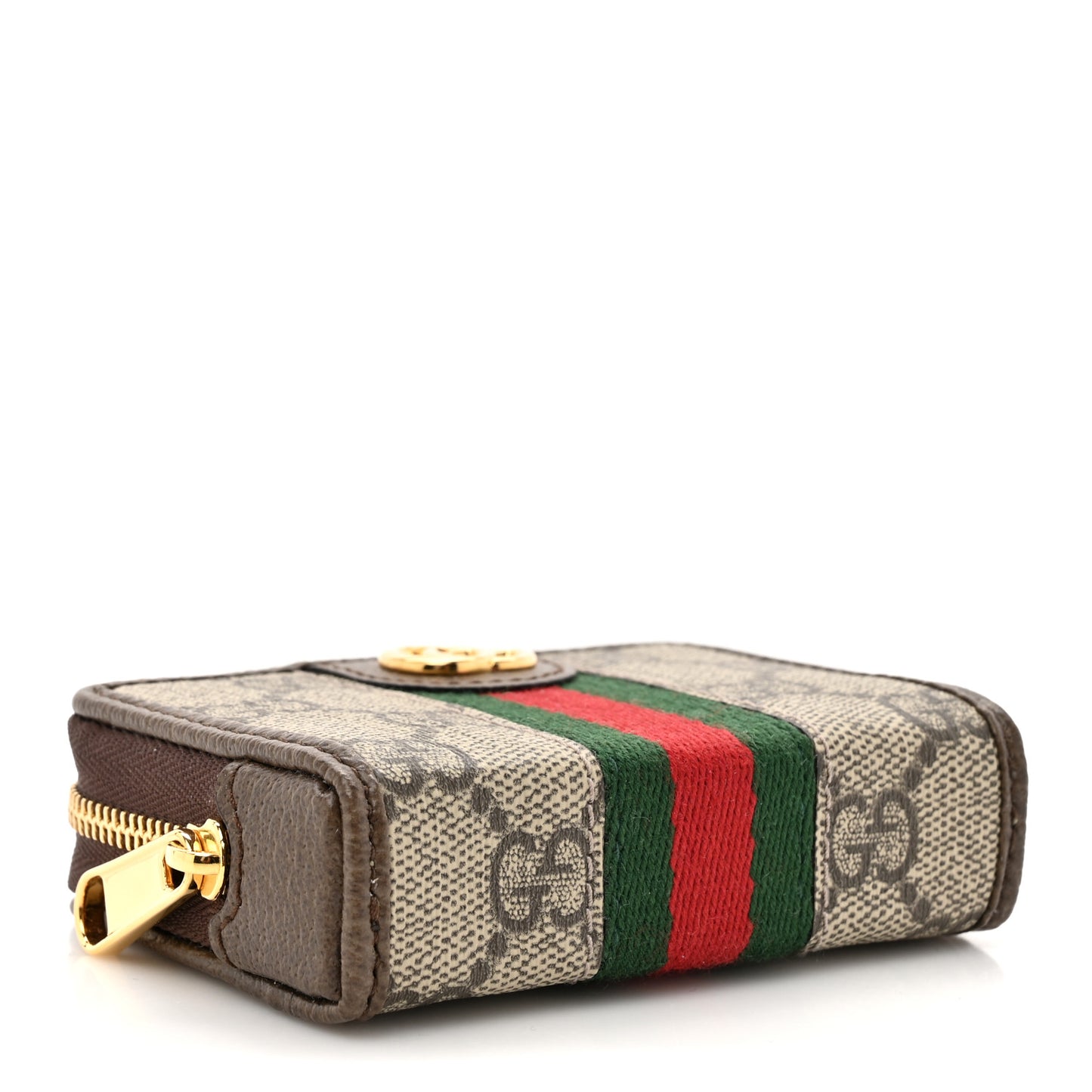 GG Supreme Monogram Web Ophidia Playing Card Case Beige New Acero