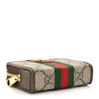 Gucci GG Supreme Monogram Web Ophidia Playing Card Case Beige New Acero 5 of 9
