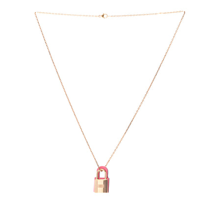 Hermes Swift Small O'Kelly Pendant Necklace Rose Confetti 3 of 6