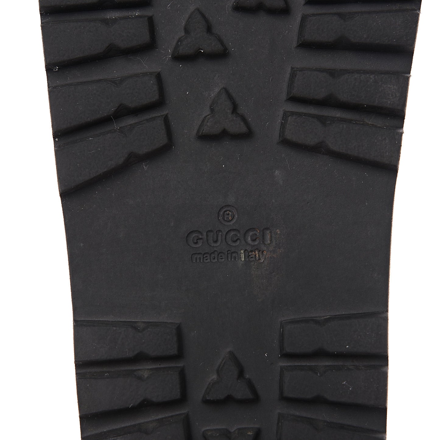 Guccissima Signature Mens Lug Sole Slide Sandals 8 Hibiscus Red