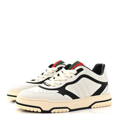 Gucci Calfskin Womens Re-Web Sneakers 38 Black White 4 of 11