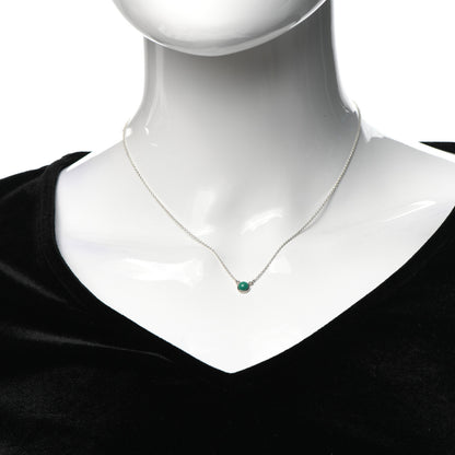 Tiffany Sterling Silver Turquoise Elsa Peretti Color by the Yard Pendant Necklace 2 of 5