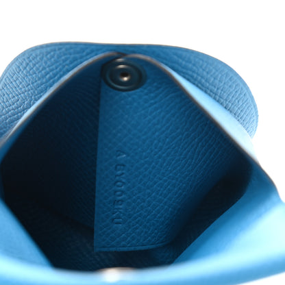 Hermes Epsom Bastia Coin Purse Bleu Zanzibar 7 of 8