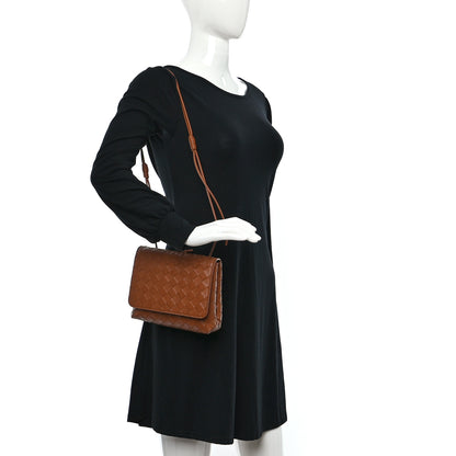 Bottega Veneta Nappa Intrecciato Mini Crossbody Bag Wood 2 of 11