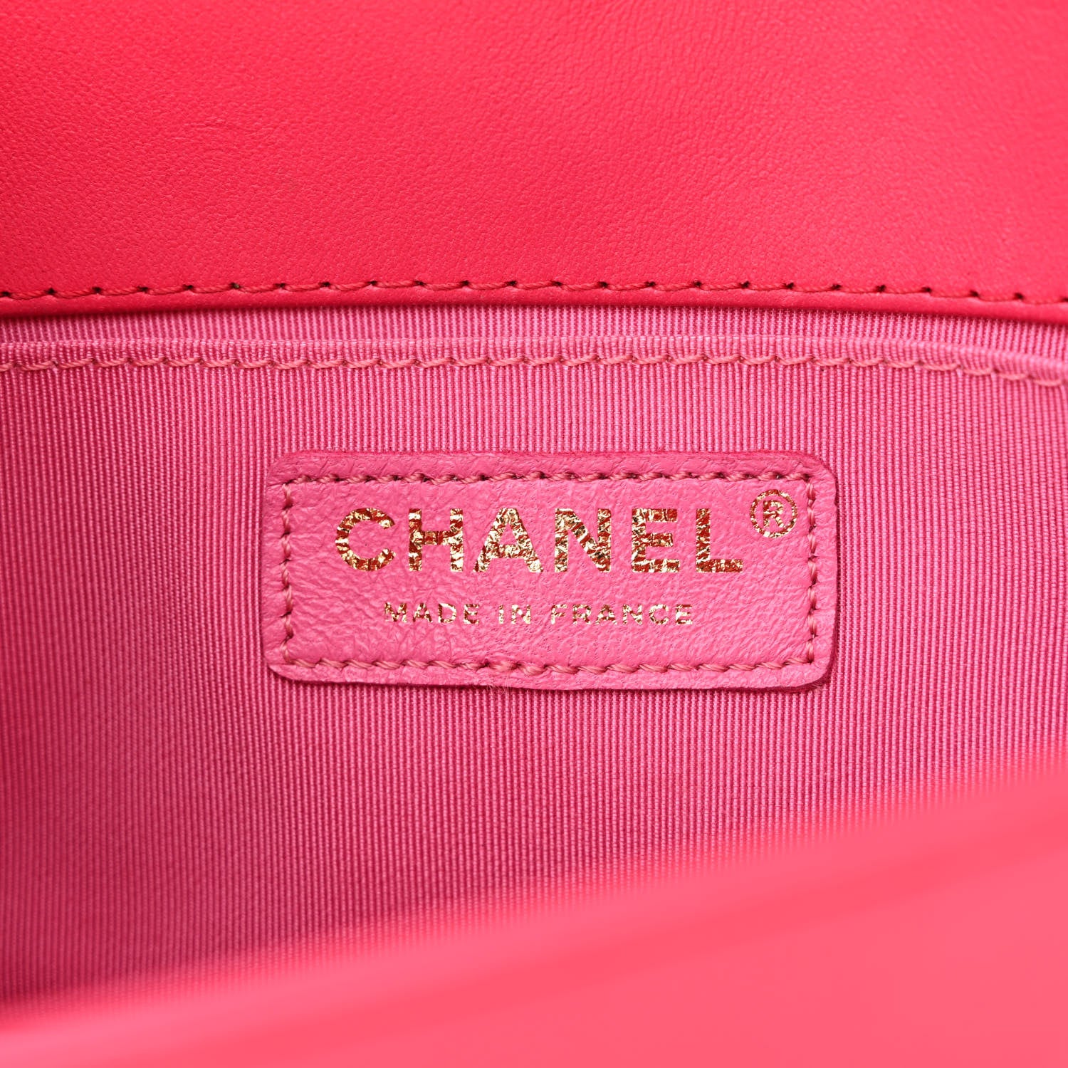 Chanel Lambskin Tweed Small Boy Flap Fuchsia 6 of 10