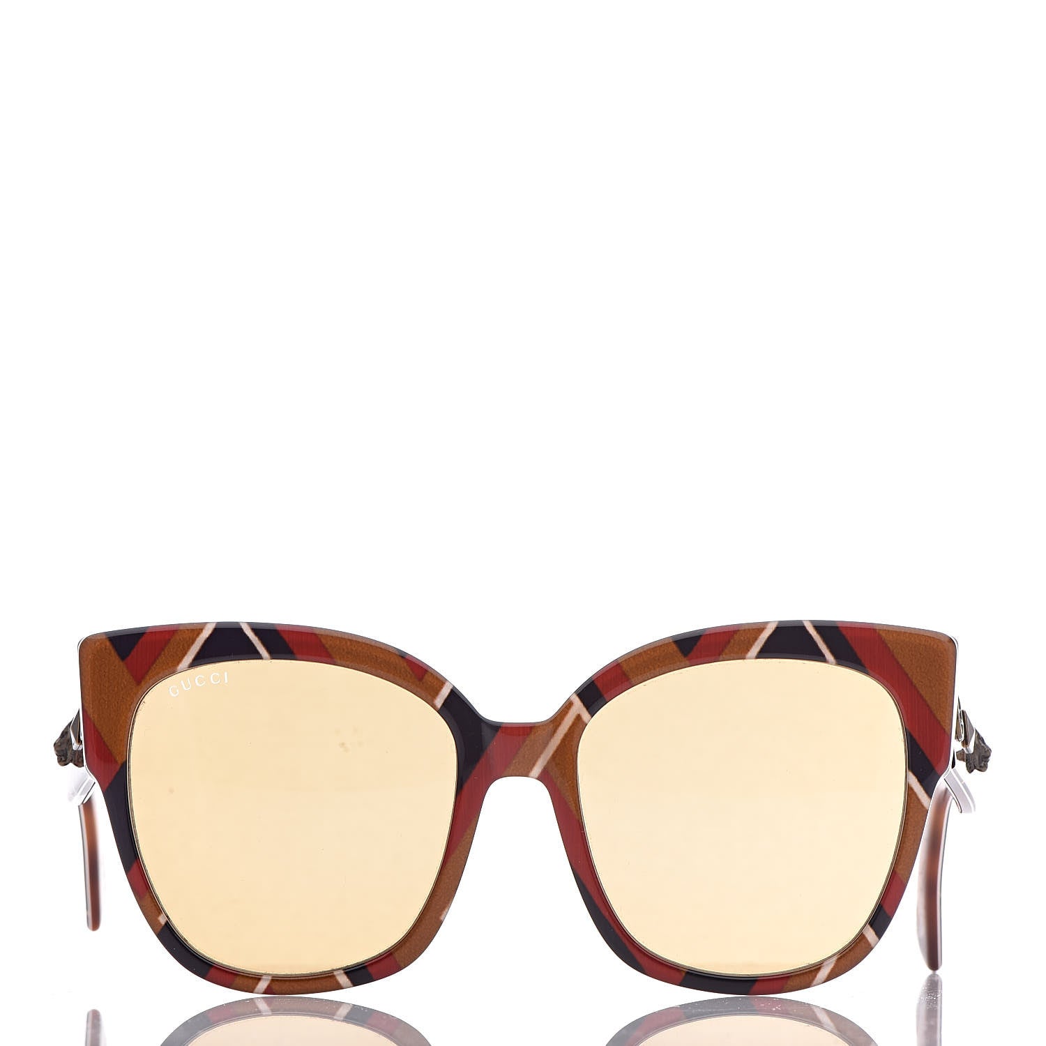 Gucci Acetate Square Frame Sunglasses GG0059S Multicolor 2 of 7