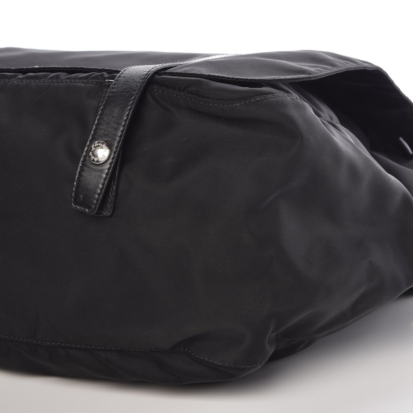 Nylon Vela Sport Messenger Bag Black