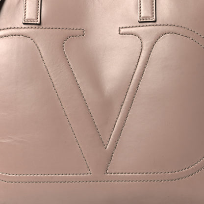 Valentino Garavani Calfskin VLogo Medium Walk Tote Poudre 7 of 11
