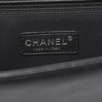 Chanel Lambskin Quilted Large Boy Flap Black 6 of 22