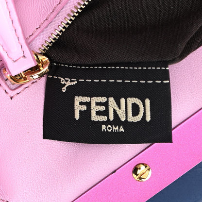 Fendi Nappa Colorblock Mini Peekaboo Iconic Satchel Iris Magenta Bubblegum 6 of 10