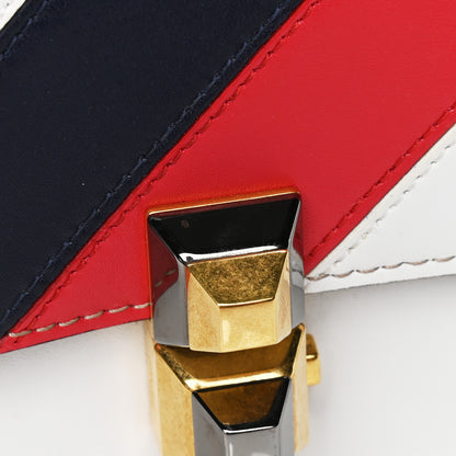 Fendi X FILA Vitello Liberty Mania Bi-Color FF 1974 Embossed Kan I Shoulder Bag White Nebula Multicolor 7 of 7