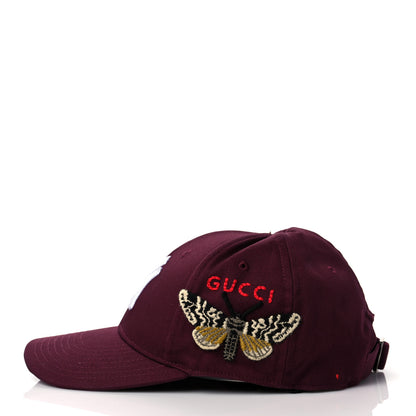Gucci X MLB Cotton NY Yankees Baseball Hat 57-61 Lacquer 4 of 9