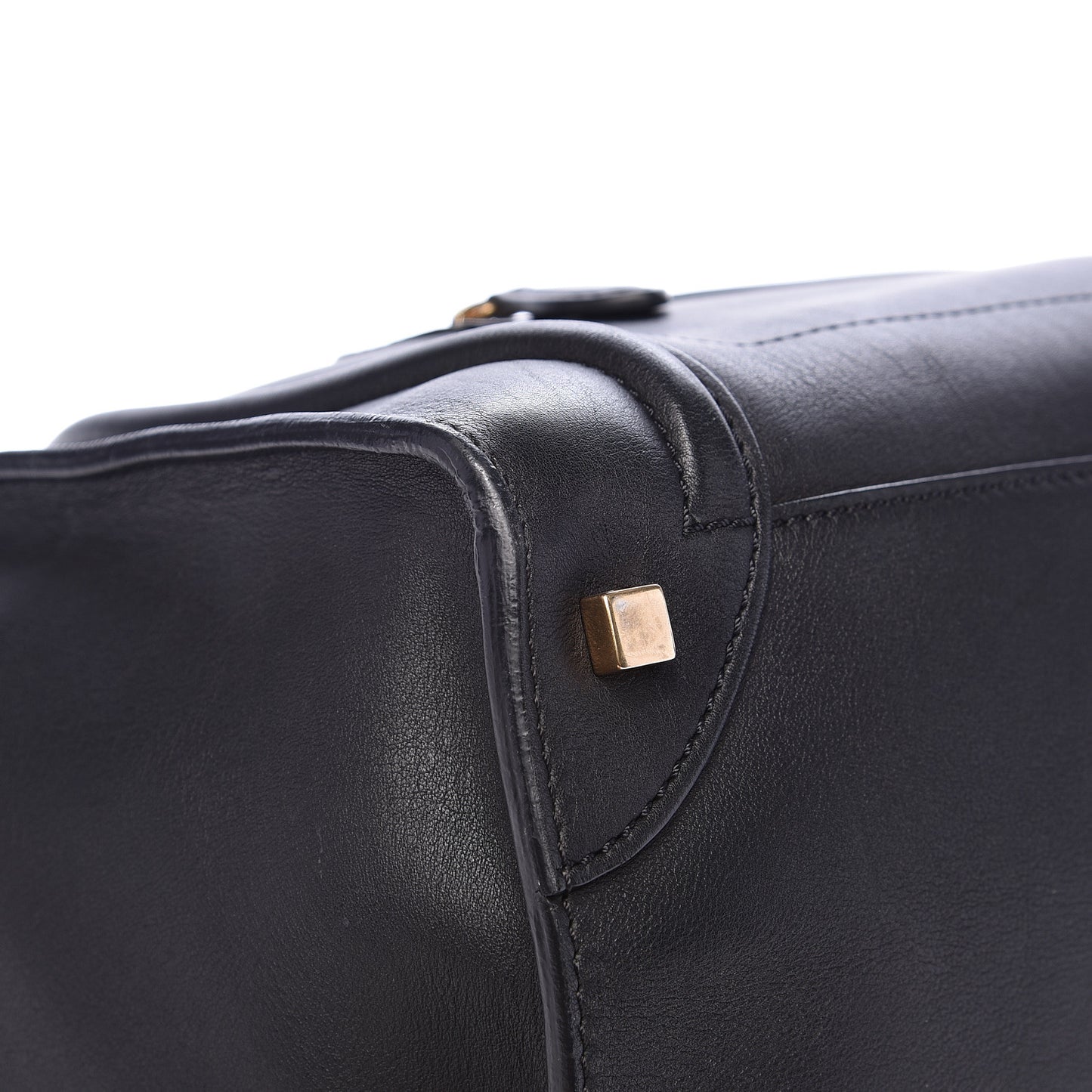 Smooth Calfskin Mini Luggage Black
