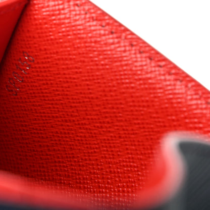 Louis Vuitton Epi Victorine Wallet Indigo Coquelicot 7 of 7