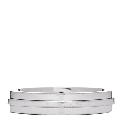 Tiffany 18K White Gold Narrow T Two Ring 57 8 3 of 5