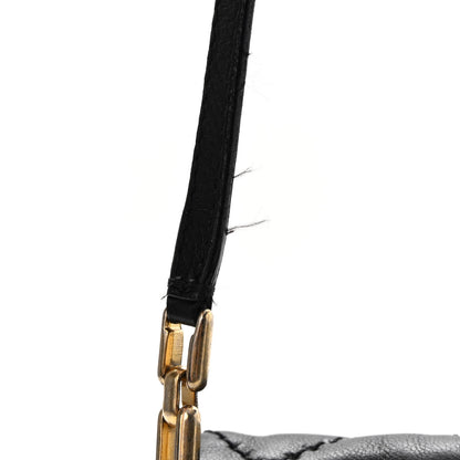 Chanel Calfskin Quilted Retro Chain Flap Black 16 of 21