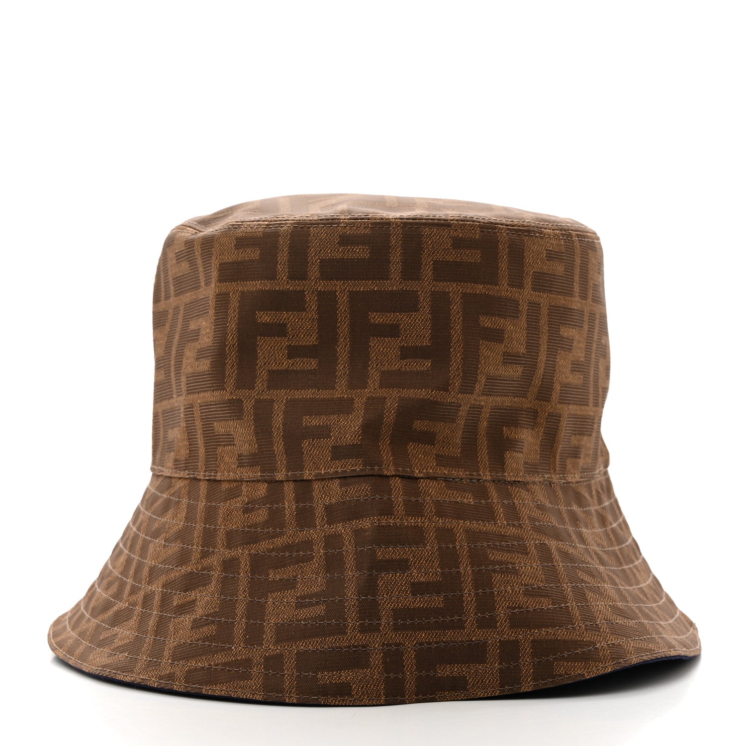 Fendi Technical Fabric FF Bucket Hat M Tobacco 6 of 8