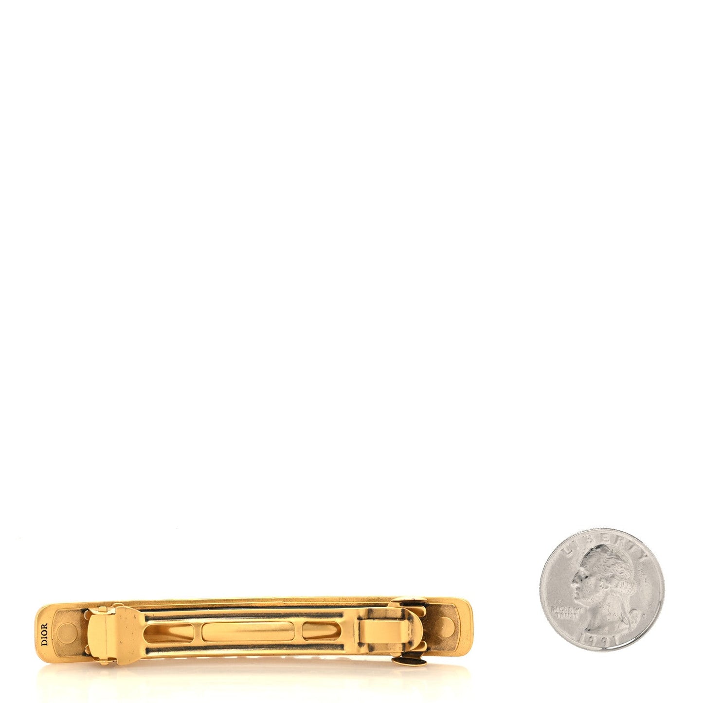 Metal J'Adior Barrette Gold