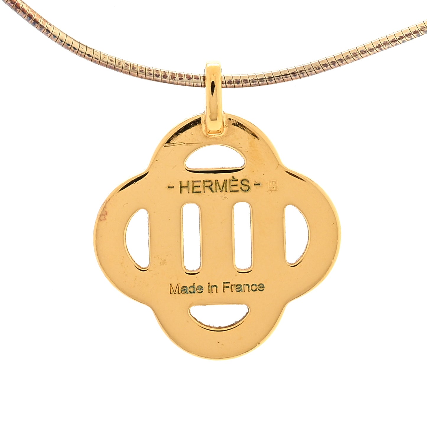 Lacquer Isatis Necklace Orange