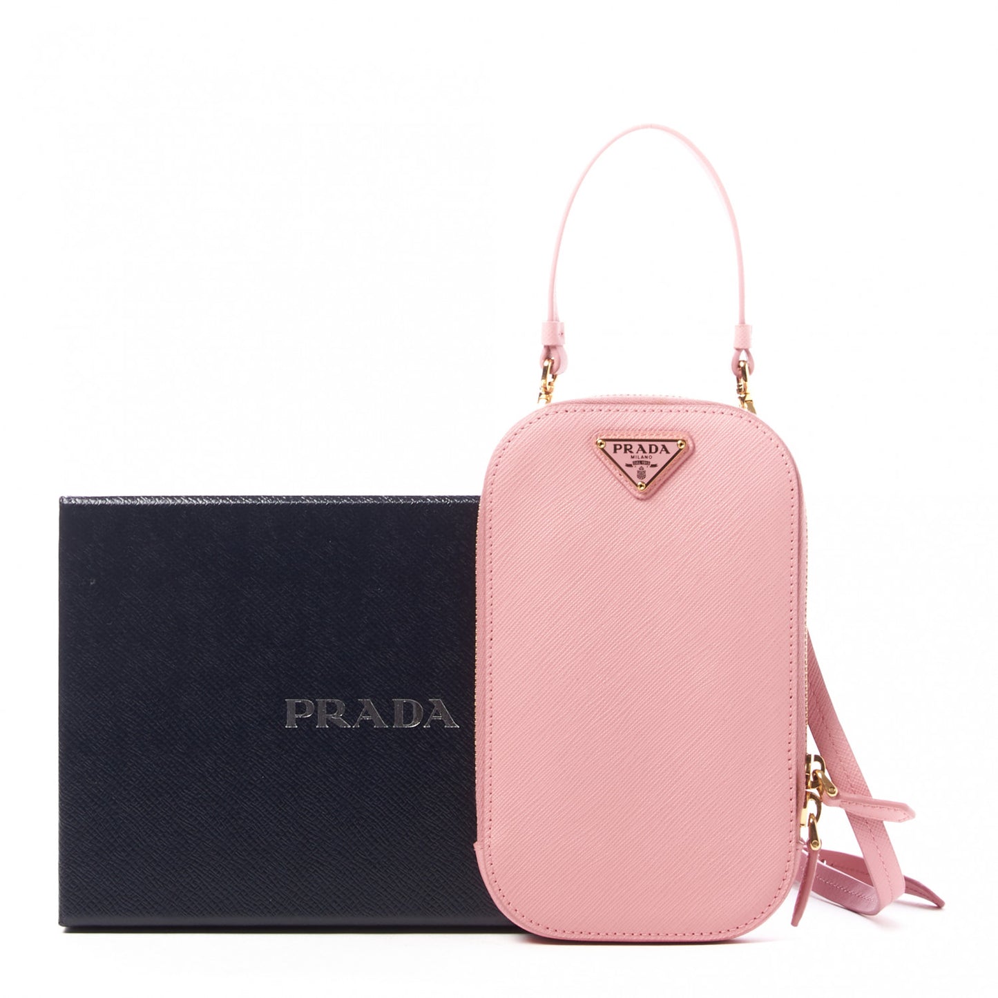Saffiano Mini Crossbody Bag Petalo