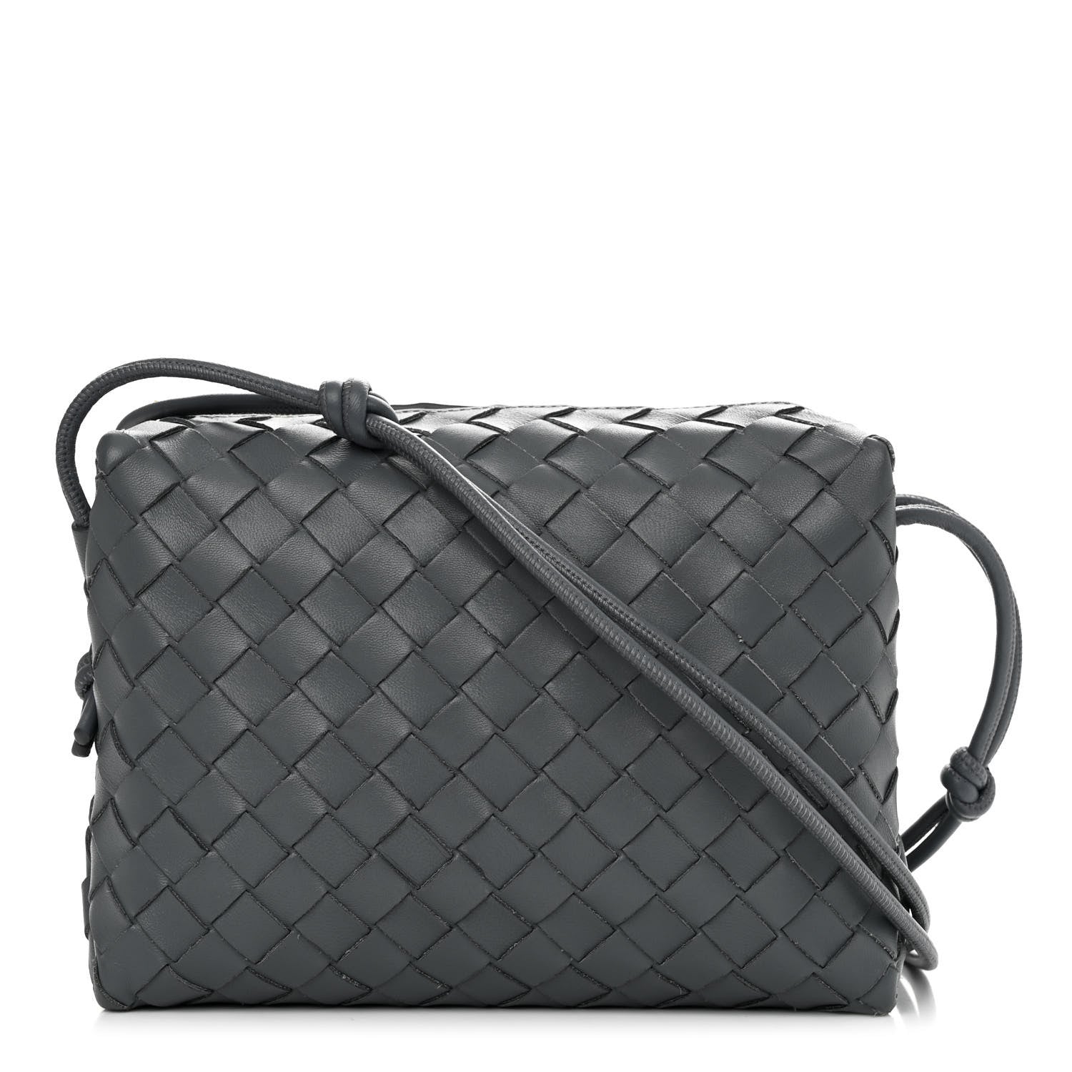 Bottega Veneta Nappa Intrecciato Small Loop Camera Bag Thunder 1 of 11