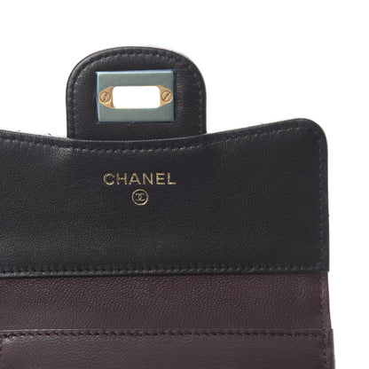 Chanel Aged Calfskin Quilted Reissue Compact Wallet Black 6 of 10
