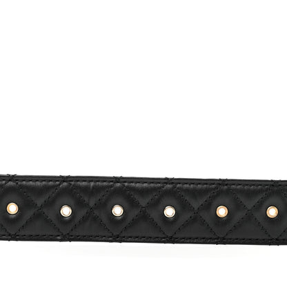 Chanel Calfskin Quilted CC Chain Belt 85 34 Black 7 of 7