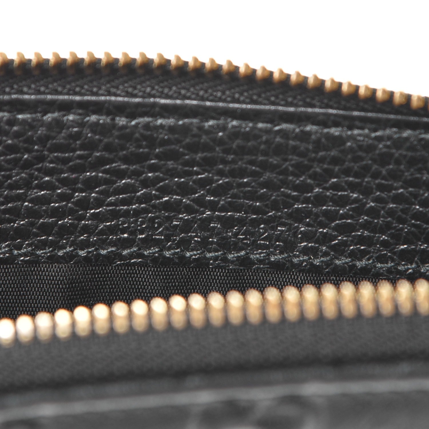 Gucci Guccissima Donna Long Wallet Black 7 of 9